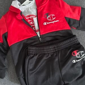 3 piece toddler boys champion set 2T